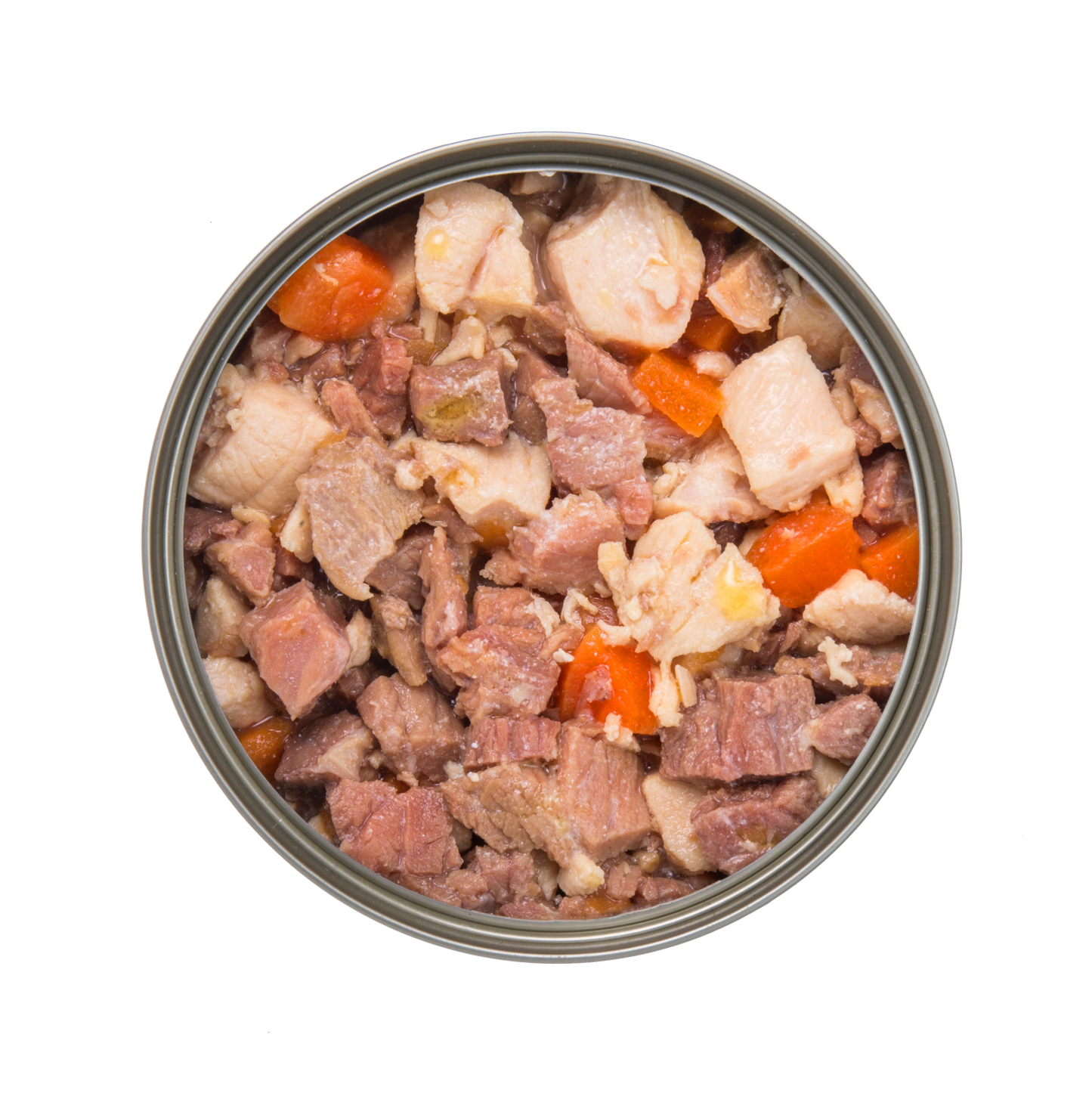 CHICKEN & BEEF WITH VEGETABLES & BROWN RICE (170g)