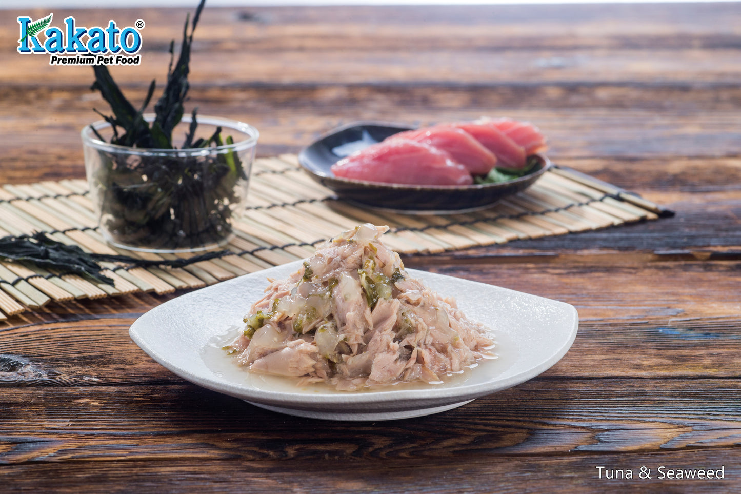TUNA FLAVOURED WITH SEAWEED (170g)