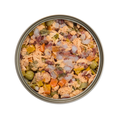 CHICKEN WITH SALMON & VEGETABLES (170g)