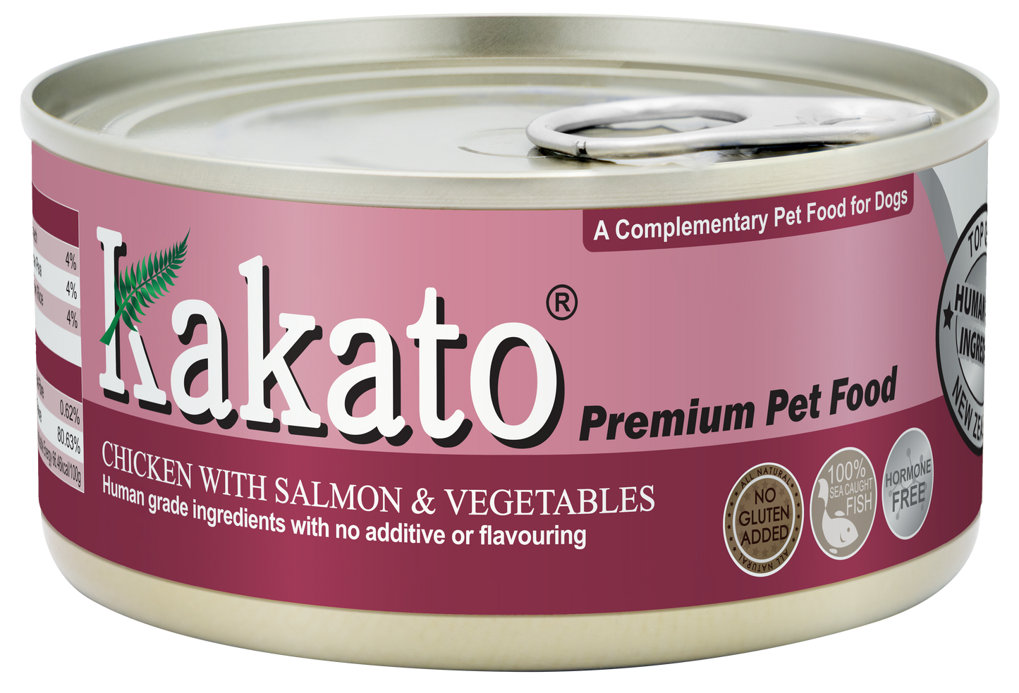 CHICKEN WITH SALMON & VEGETABLES (170g)