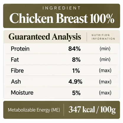 Freeze-dried Pure Meat Snack - Chicken Breast (20g)